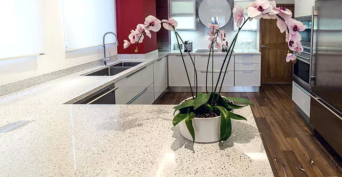 Cocina con encimera de granito